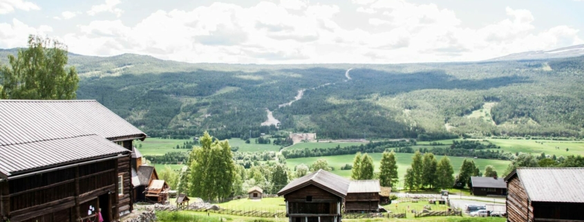 Bygdetunet i Nore og Uvdal på sommeren